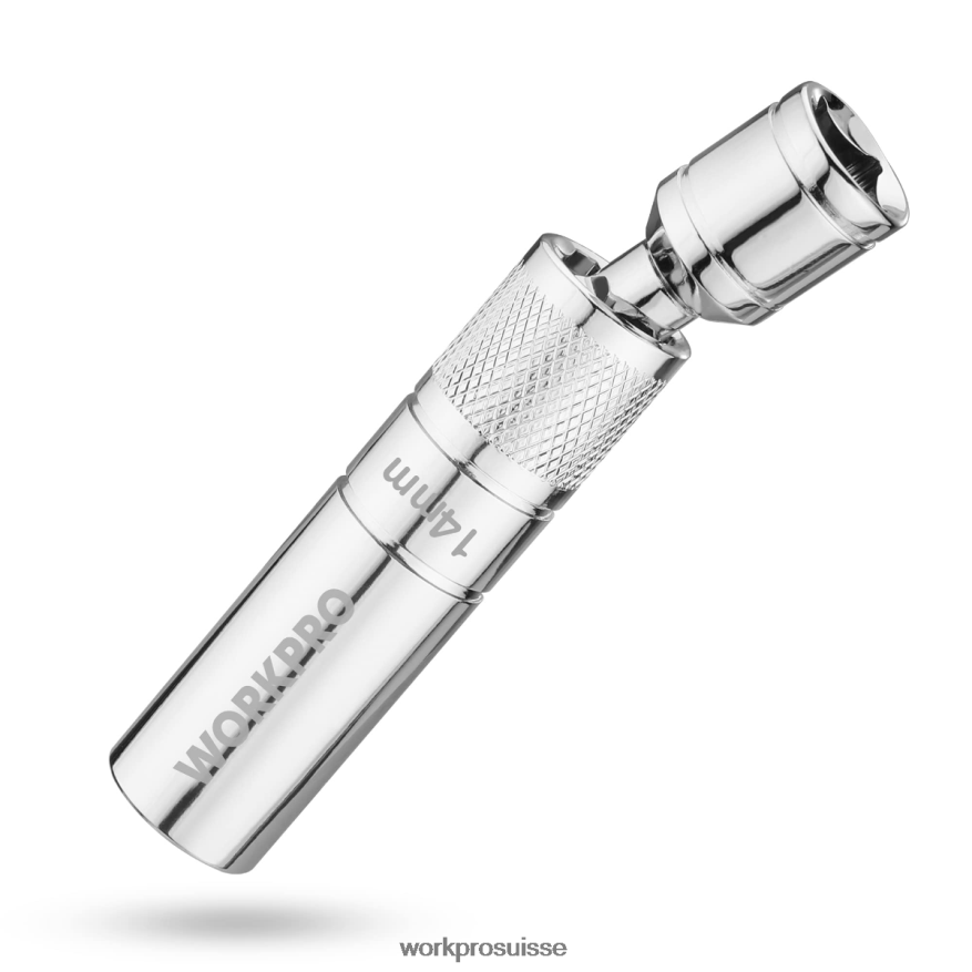 bougie d'allumage pivotante magnétique avec prise à paroi fine Z2LXTF145 utile WORKPRO outil bougie d'allumage pivotante magnétique avec prise à paroi fine Z2LXTF145 utile WORKPRO outil