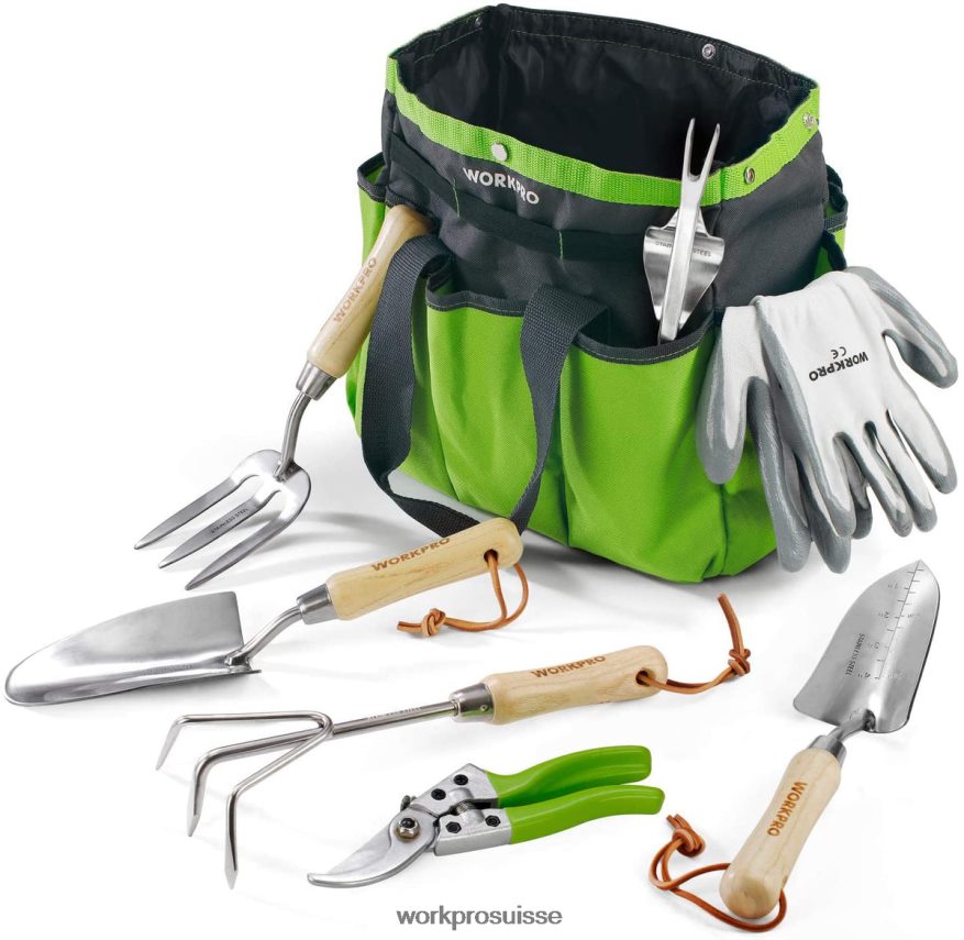 Ensemble d'outils de jardin robustes en acier inoxydable de 7 pièces Z2LXTF274 morden WORKPRO outil Ensemble d'outils de jardin robustes en acier inoxydable de 7 pièces Z2LXTF274 morden WORKPRO outil